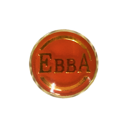 Remache EBBA Zamak Hanging Rose Gold con pintura naranja y acrílico transparente 10mm