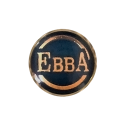 Remache EBBA Zamak Hanging Rose Gold con pintura azul y acrílico transparente 10mm