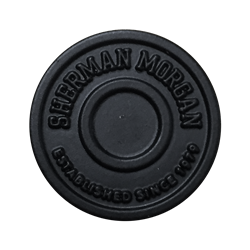 Botón Sherman Morgan Zamack black matt 20 mm