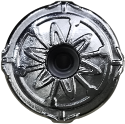 Zamac 22mm Brushed Imitacion Gun Metal “ Flor”