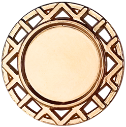 Botón Zamac 20 mm Hanguin Rouse Gold “ Wafle”