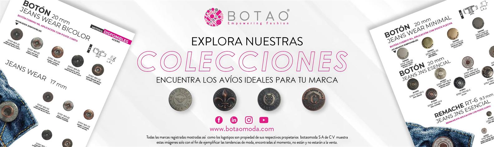 Venta de botones y remaches a toda la republica mexicana